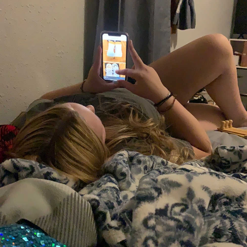 some girl on my bed